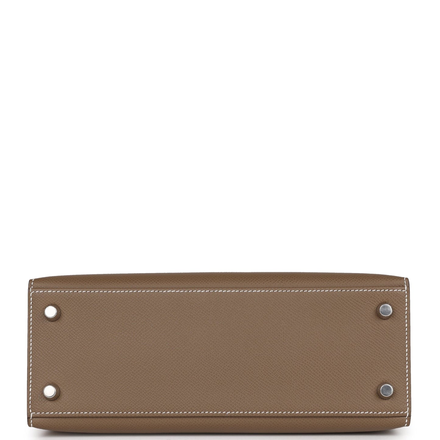 Hermes Kelly Sellier 25 Etoupe Epsom Palladium Hardware