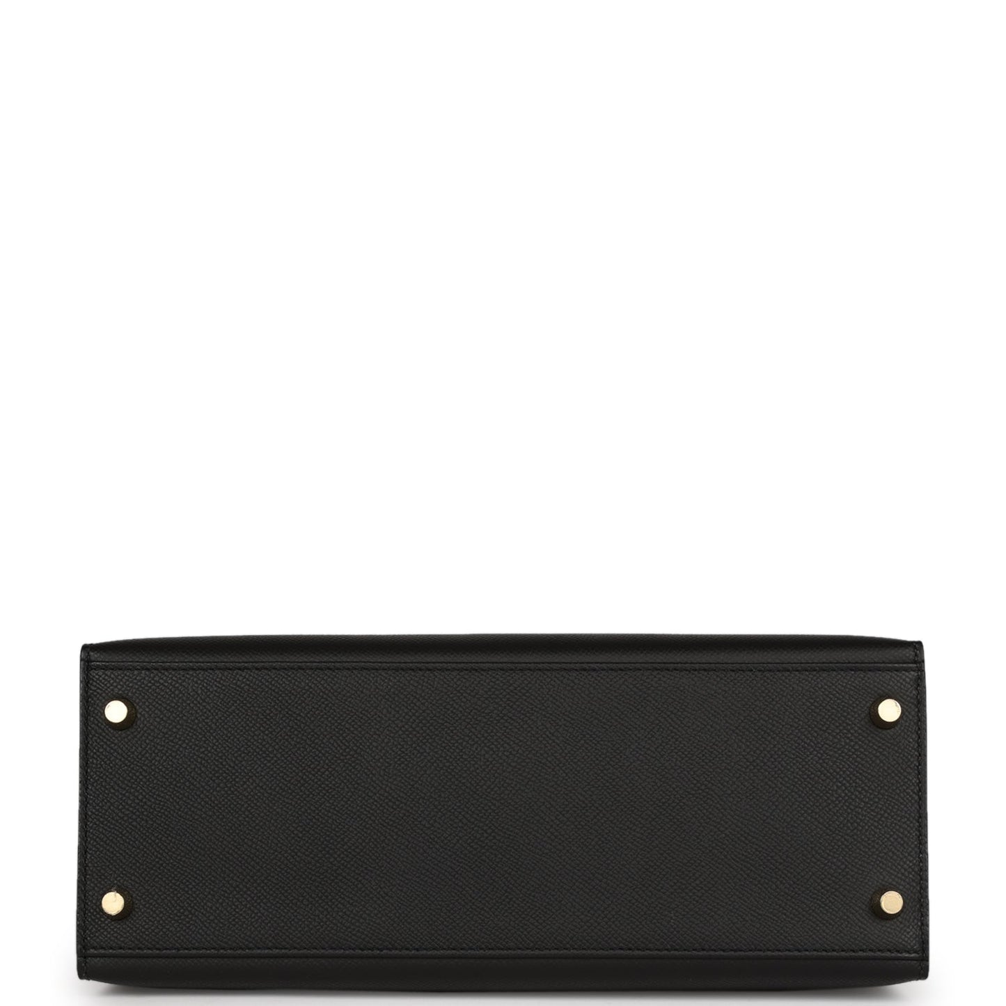 Hermes Kelly Sellier 28 Black Epsom Gold Hardware