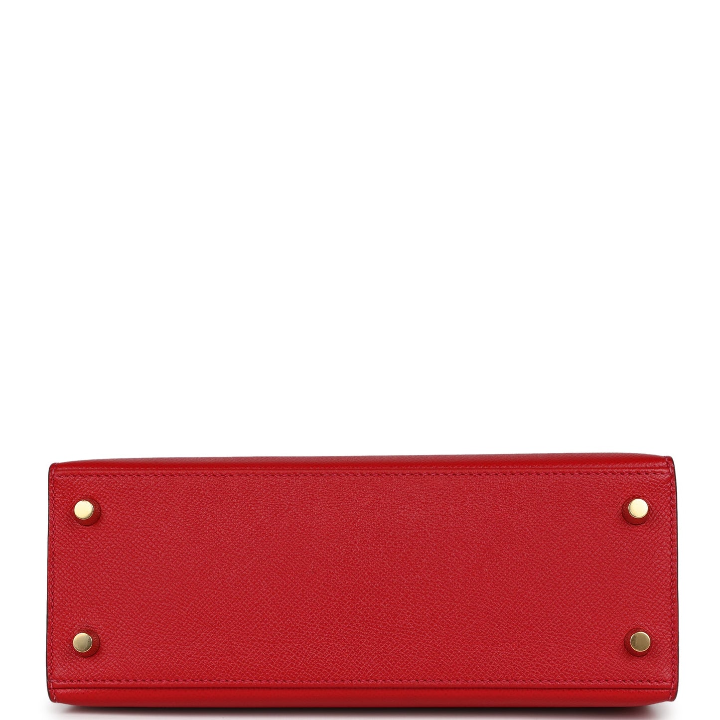 Hermes Kelly Sellier 25 Rouge Casaque Epsom Gold Hardware