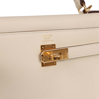 Hermes Kelly Retourne 25 Nata Swift Gold Hardware