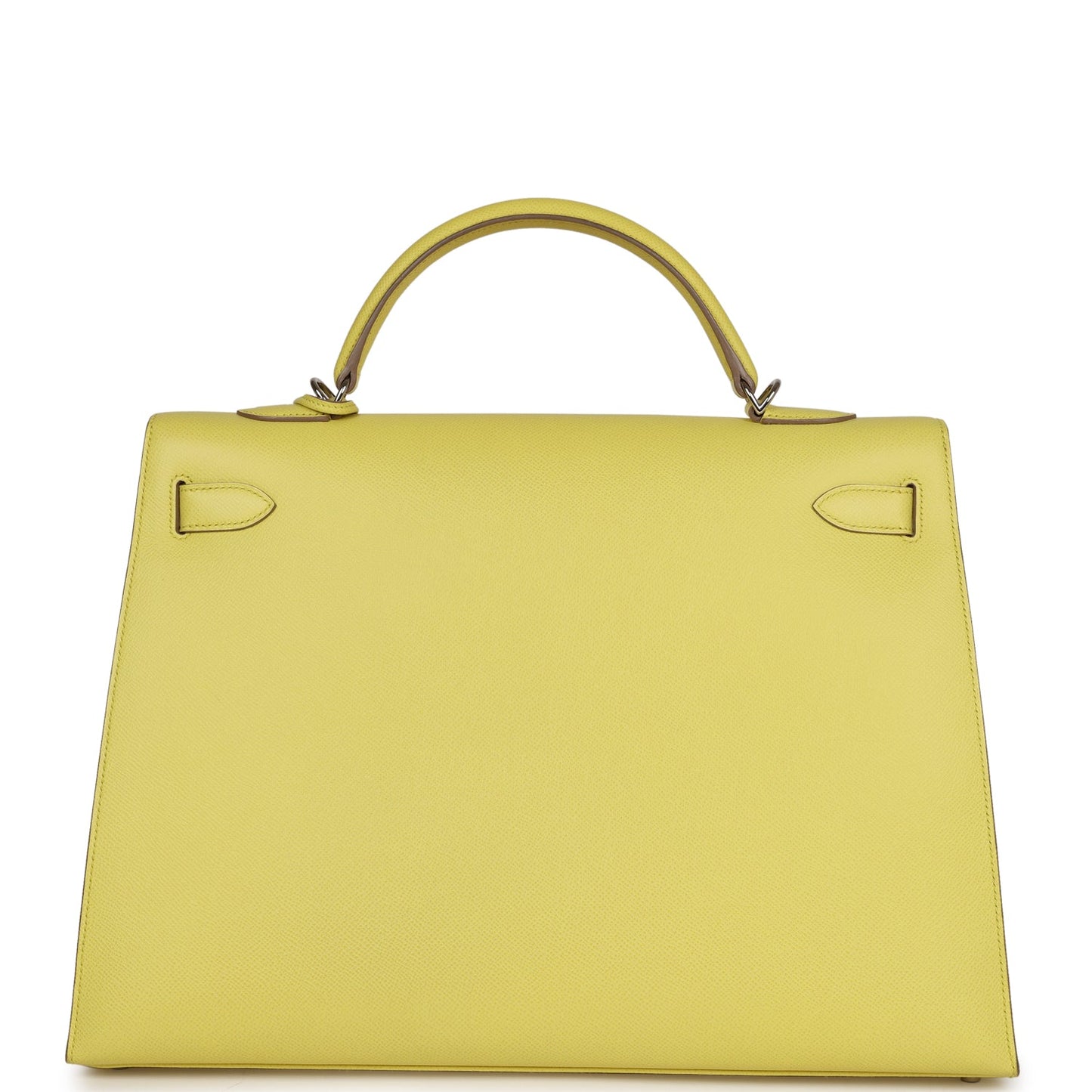 Hermes Kelly Sellier 40 Lime Epsom Palladium Hardware