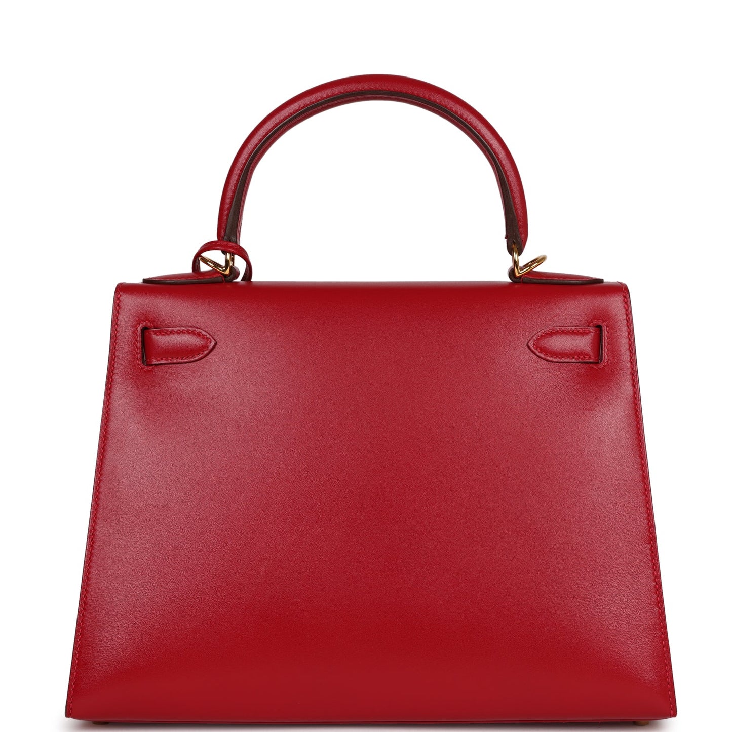 Hermes Kelly Sellier 28 Rouge Vif Tadelakt Gold Hardware