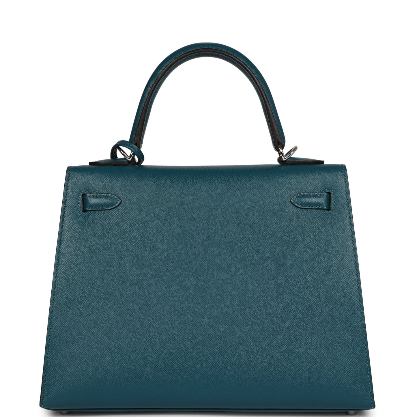 Hermes Kelly Sellier 25 Vert Bosphore Verso Madame Palladium Hardware