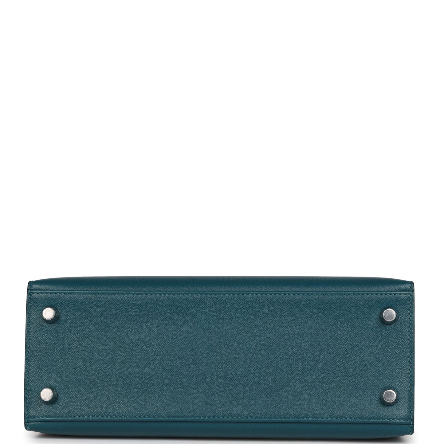 Hermes Kelly Sellier 25 Vert Bosphore Verso Madame Palladium Hardware