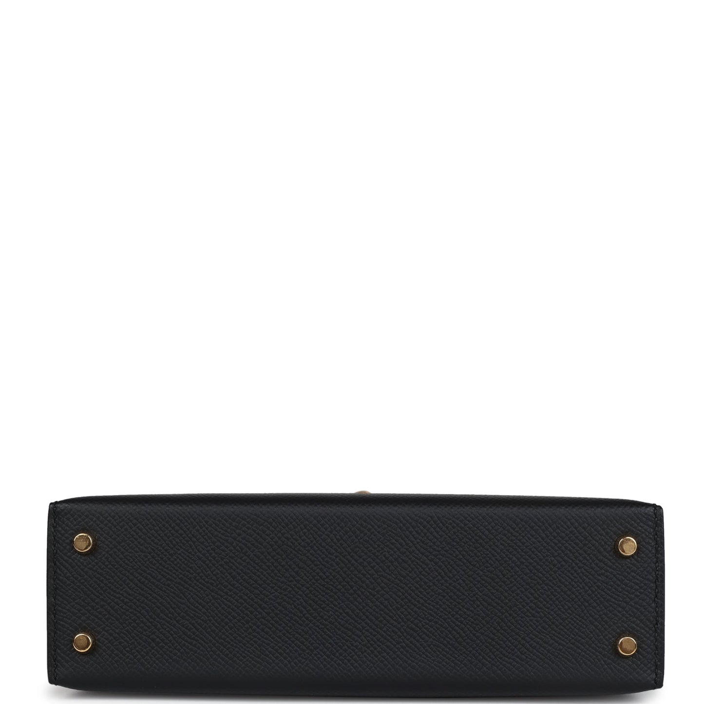 Hermes Kelly Sellier 20 Black Epsom Gold Hardware