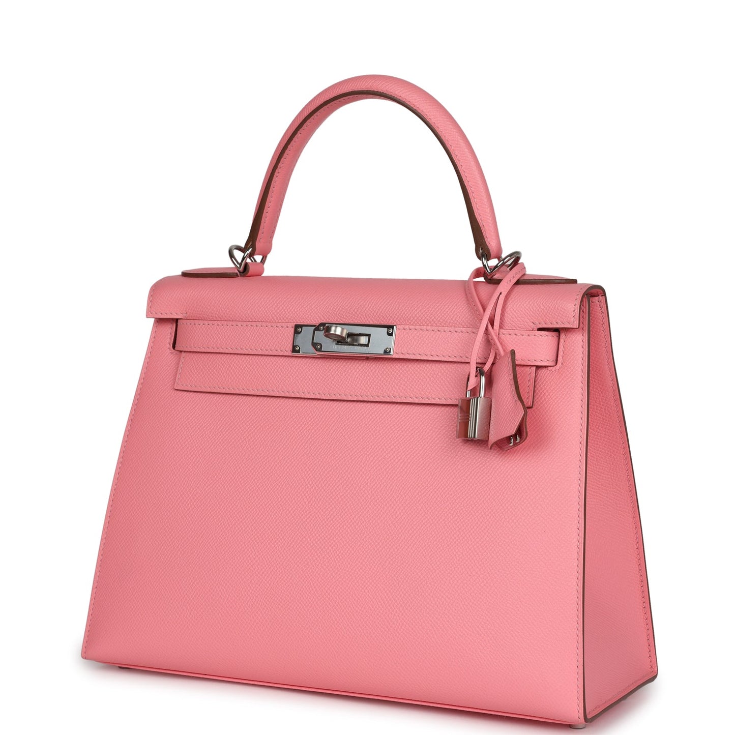 Hermes Kelly Sellier 28 Rose Confetti Epsom Palladium Hardware