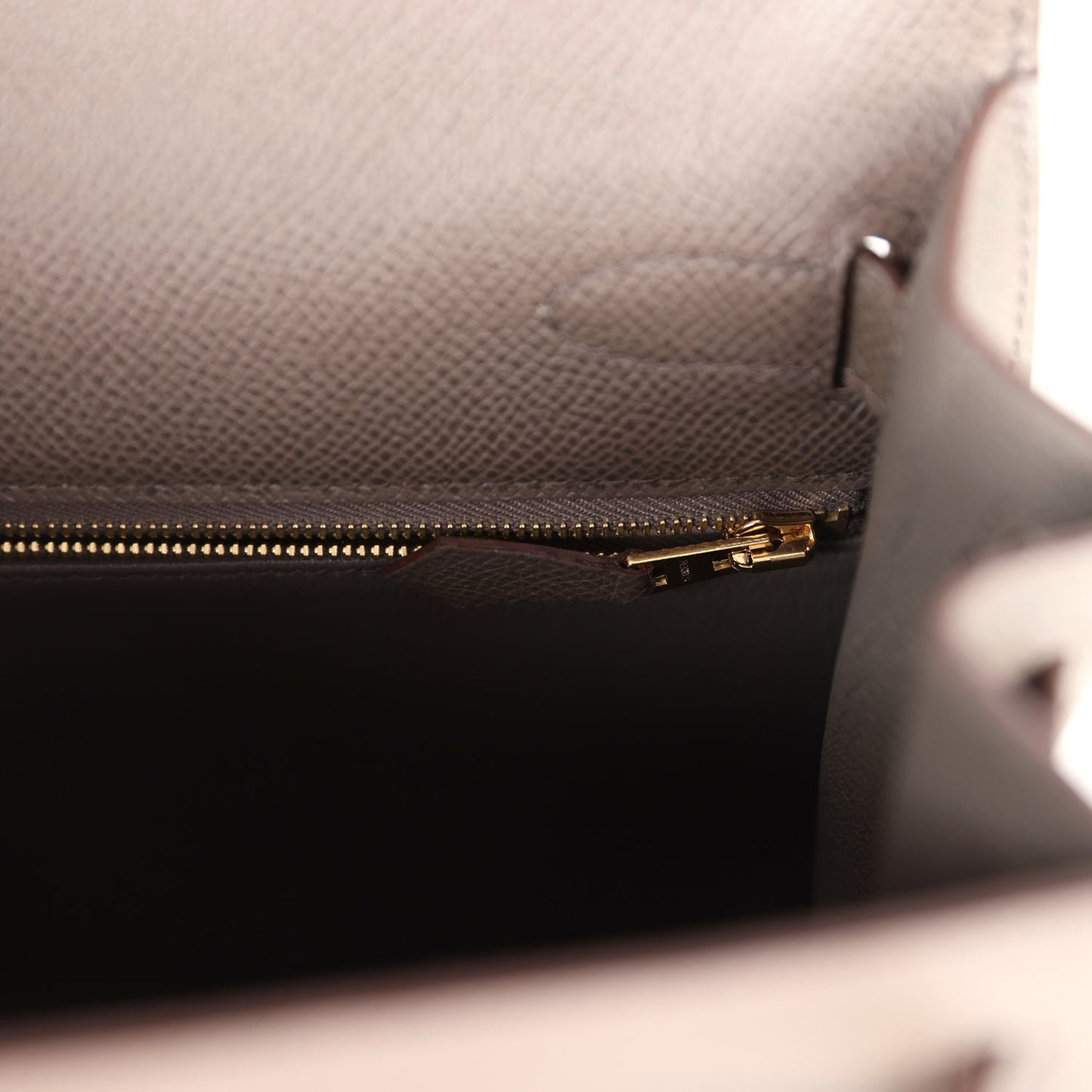 Hermes Kelly Sellier 28 Etain Epsom Gold Hardware