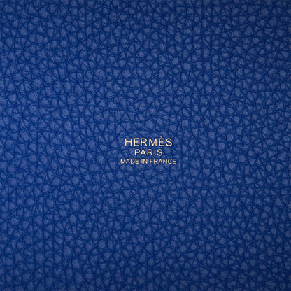 Hermes Picotin Lock 18 Bleu Royal Clemence Gold Hardware