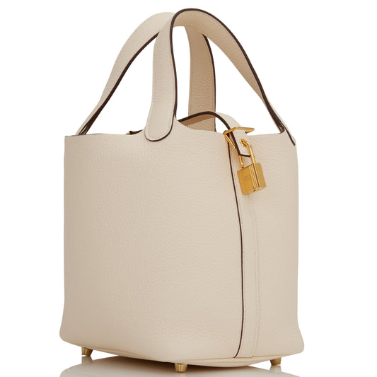 Hermes Picotin 18 Nata Clemence Gold Hardware