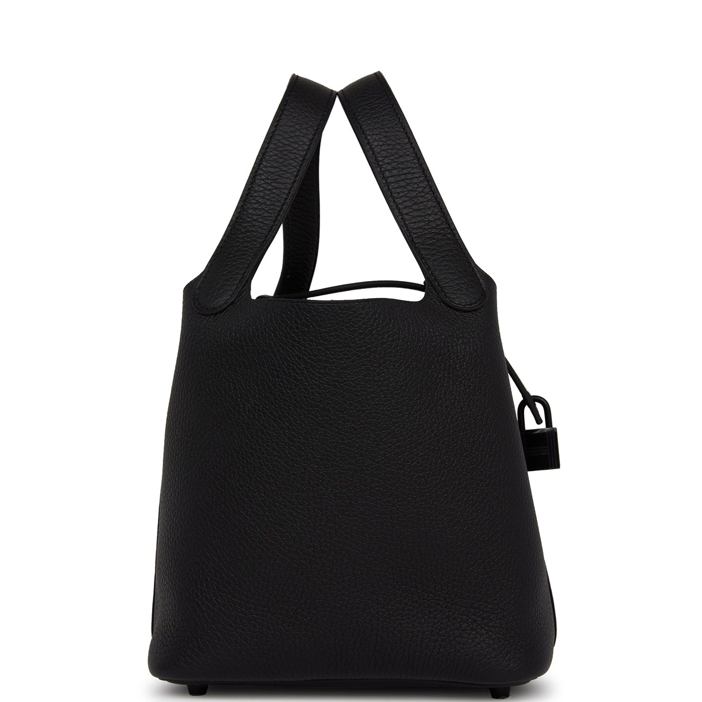 Hermes Monochrome Picotin 18 Black Clemence Black Hardware