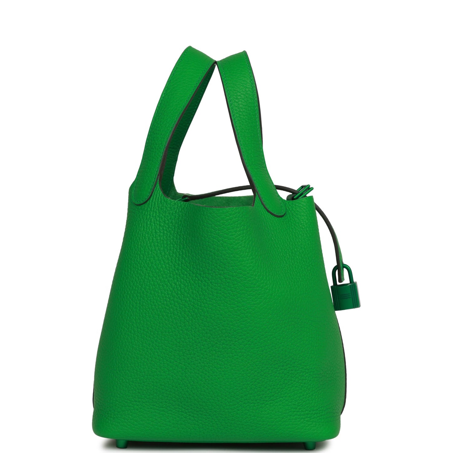 Hermes Monochrome Picotin 18 Bambou Clemence Green Hardware