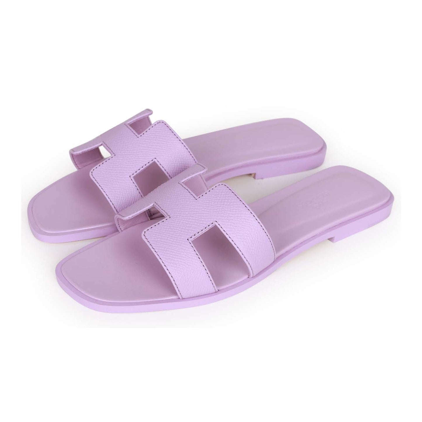 Hermes Oran Sandal Violet Amethyst Epsom 36.5