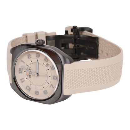 Hermes Limited Edition Hodinkee Taupe Titanium Rubber 39mm Automatic Watch