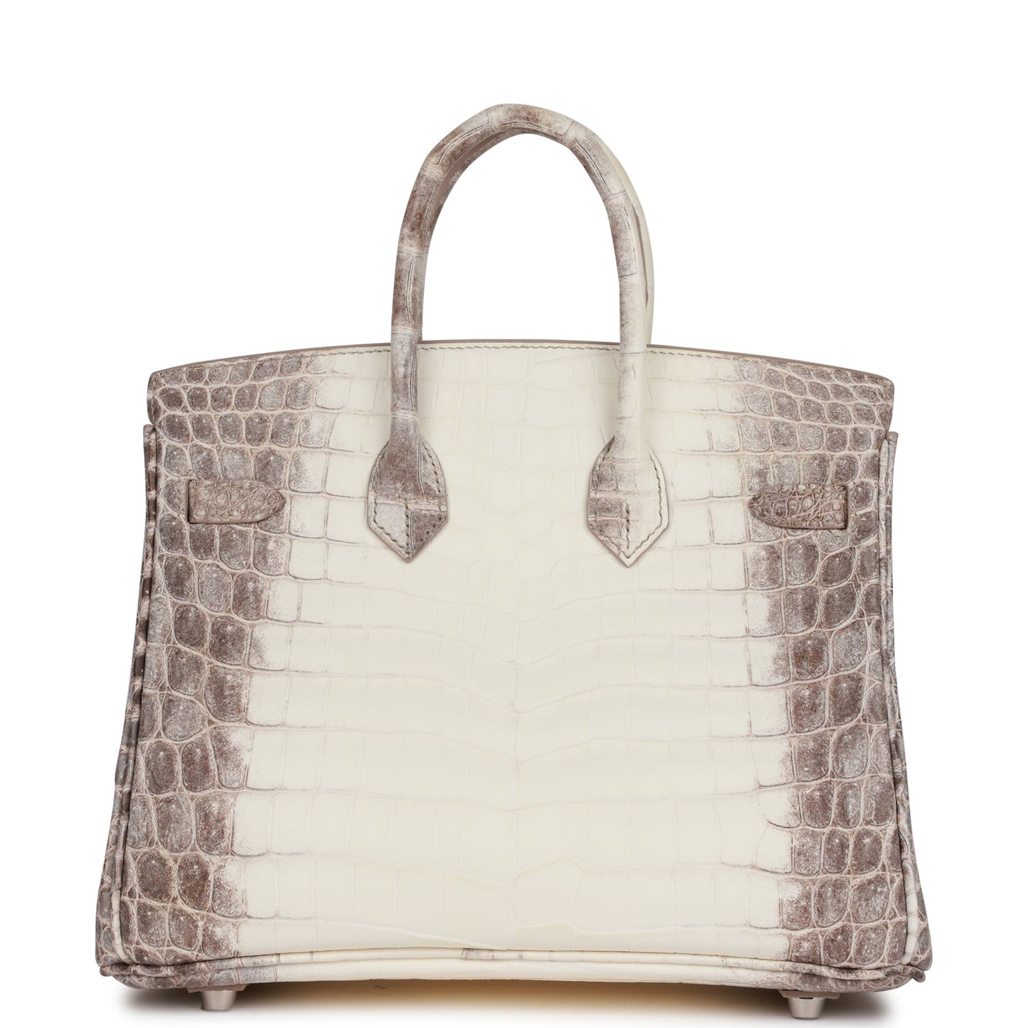 Hermes Birkin 25 Himalaya Niloticus Crocodile Diamond Encrusted Hardware