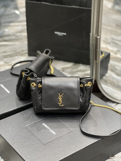 Yves Saint Laurent Mini Nolita In original Lambskin Bag