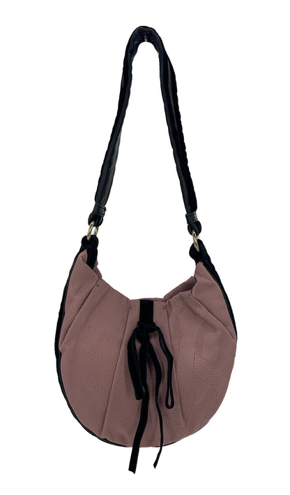 Yves Saint Laurent Mauve Canvas Rive Gauche Shoulder Bag