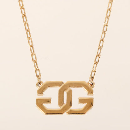 GIVENCHY Logo Plate Necklace