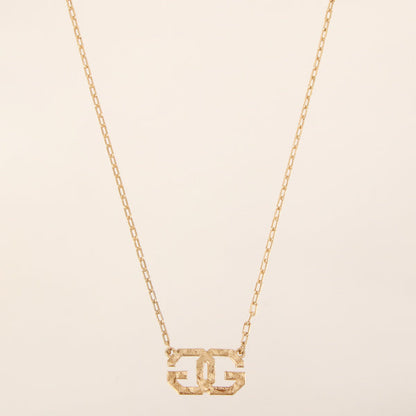 GIVENCHY Logo Plate Necklace