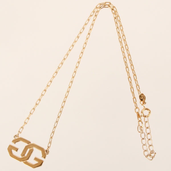 GIVENCHY Logo Plate Necklace