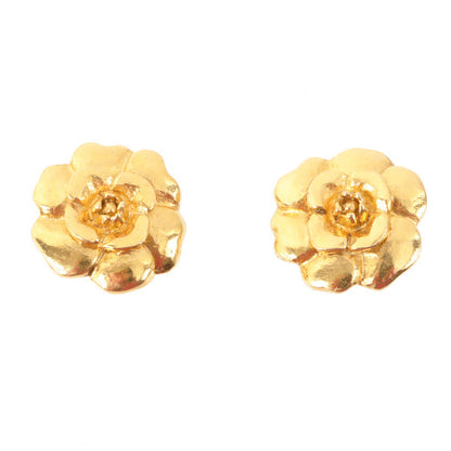 Chanel Camellia Design Earrings