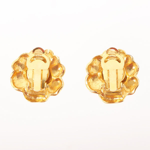 Chanel Camellia Design Earrings