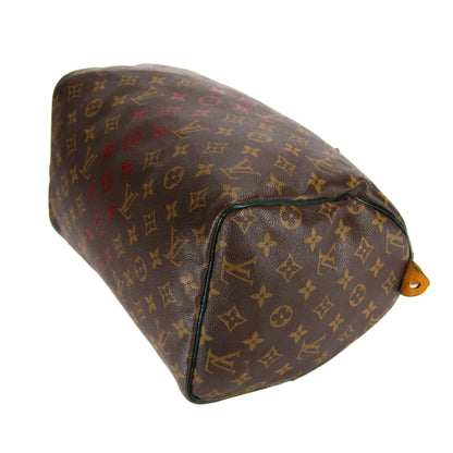 Upcycled Louis Vuitton Speedy 30 Monogram Canvas - Christmas Tree