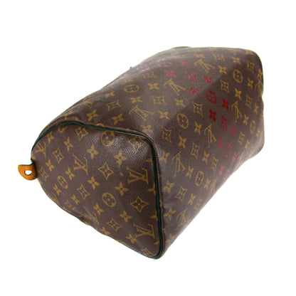 Upcycled Louis Vuitton Speedy 30 Monogram Canvas - Christmas Tree