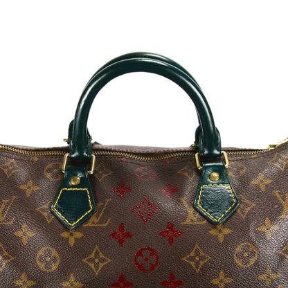 Upcycled Louis Vuitton Speedy 30 Monogram Canvas - Christmas Tree