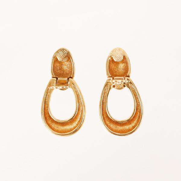 DIOR Oval Swing Earrings