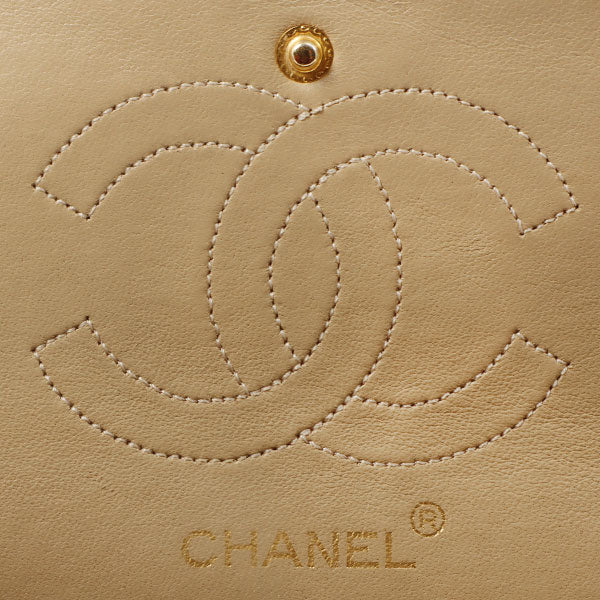 Chanel 1990 Made Straight Flap Matelasse Plate Chain Bag