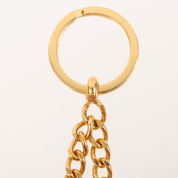 CHANEL 1997 Made Double Turn-Lock Key Ring