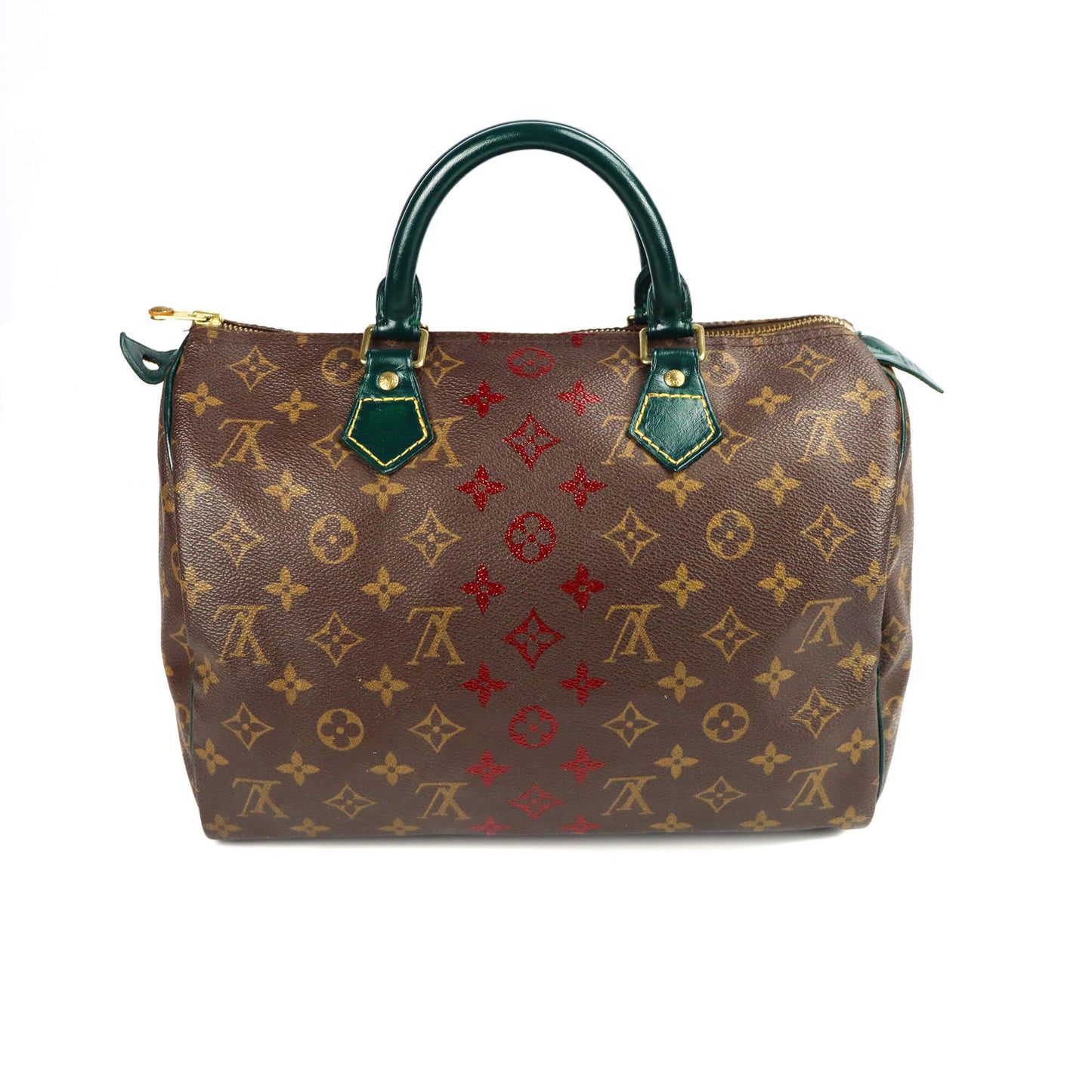 Upcycled Louis Vuitton Speedy 30 Monogram Canvas - Christmas Tree