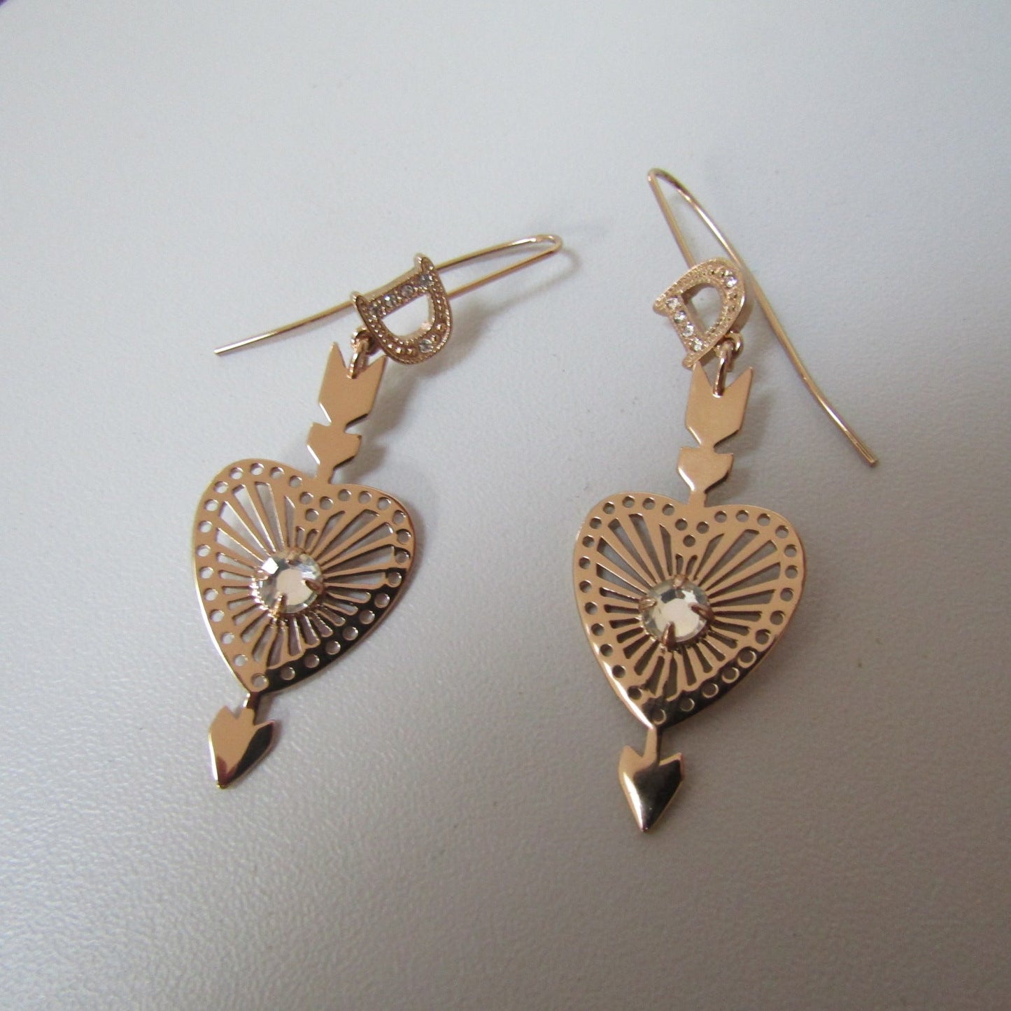 CHRISTIAN DIOR Earrings in Golden Metal