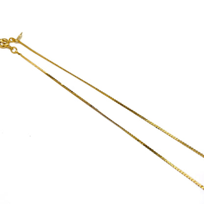 GIVENCHY Vintage Gold Plated Pendant Necklace 1980s