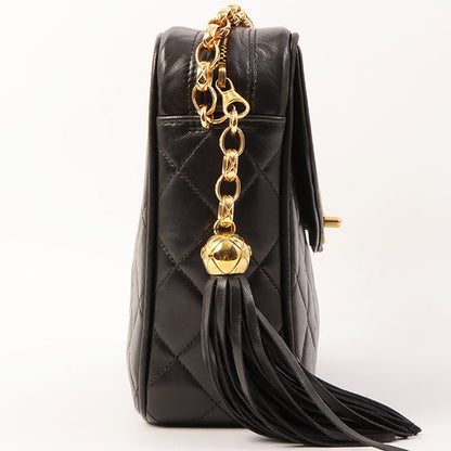 Chanel Turn-Lock Fringe Bijou Chain Bag Black