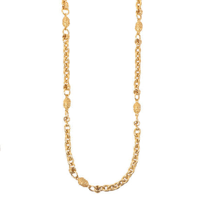 CHANEL 1994 Made Mini Cc Mark Design Chain Necklace