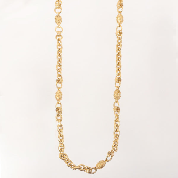 CHANEL 1994 Made Mini Cc Mark Design Chain Necklace