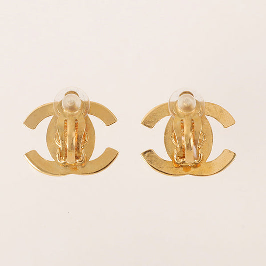 CHANEL 1997 Made Mini Turn-Lock Earrings