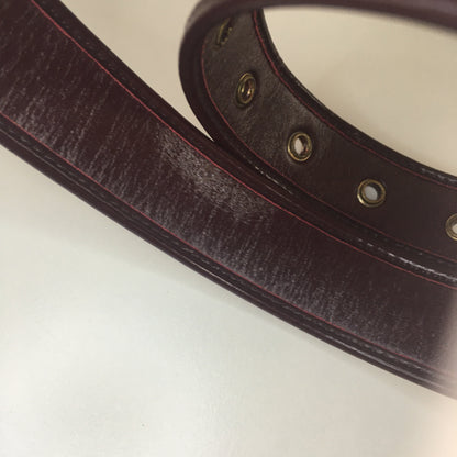 CHRISTIAN DIOR Belt in Bordeaux Fabric