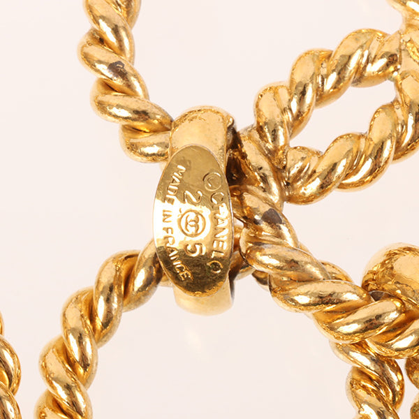 CHANEL 1990 Made Cc Mark Motif Medal Charm Chain Belt