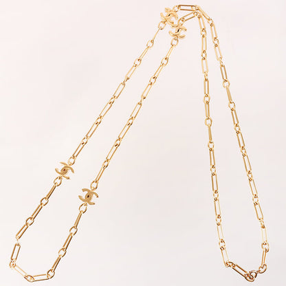 CHANEL Mini Cc Mark Long Chain Necklace