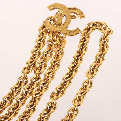 CHANEL Cc Mark Plate Chain Belt