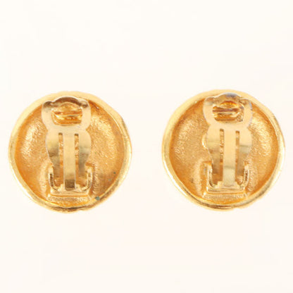 CHANEL 1996 Made Round Cc Mark Earrings