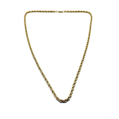 GIVENCHY Vintage 1970s Gold Plated Chain Necklace