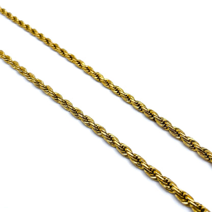 GIVENCHY Vintage 1970s Gold Plated Chain Necklace