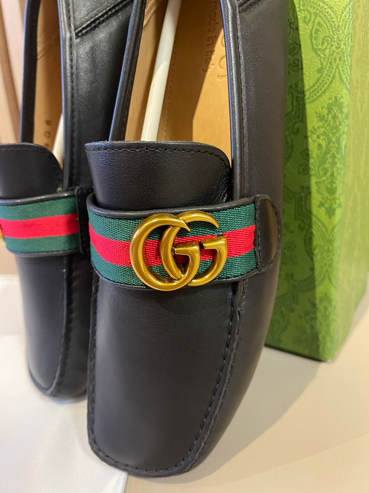 SAPATO GUCCI MOCASSIM EM COURO