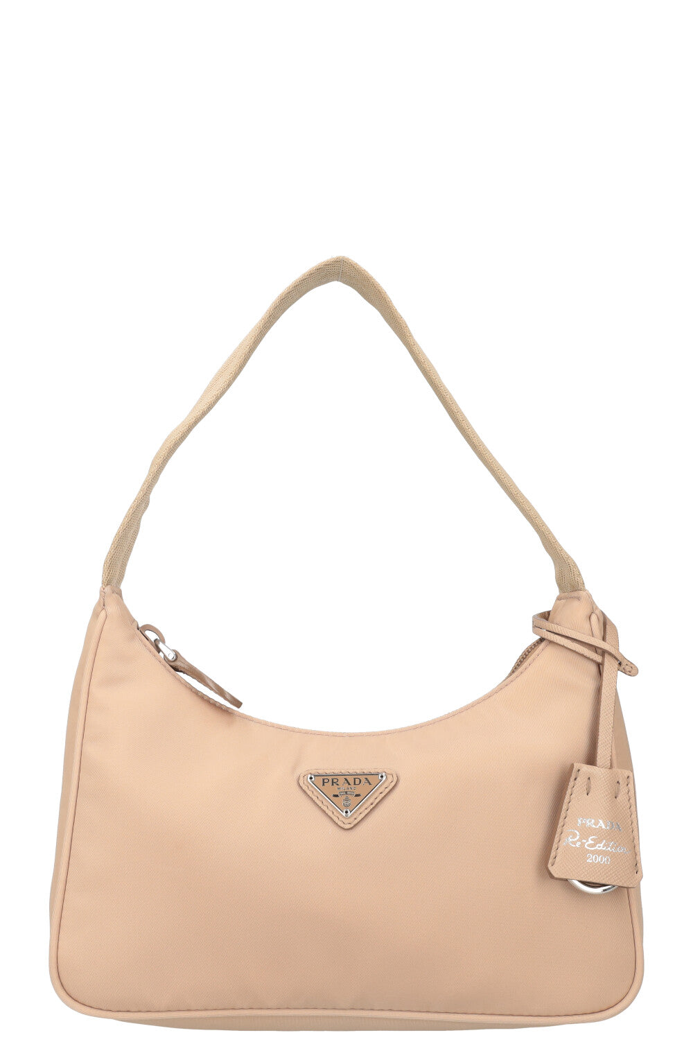 PRADA Re-Edition 2000 Bag Beige