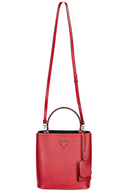 PRADA Panier Bag Saffiano Red