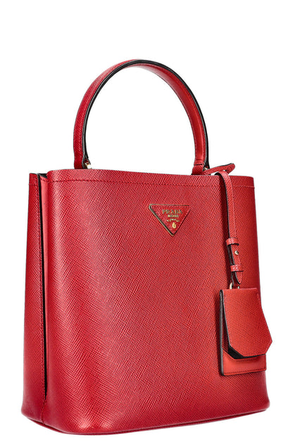 PRADA Panier Bag Saffiano Red