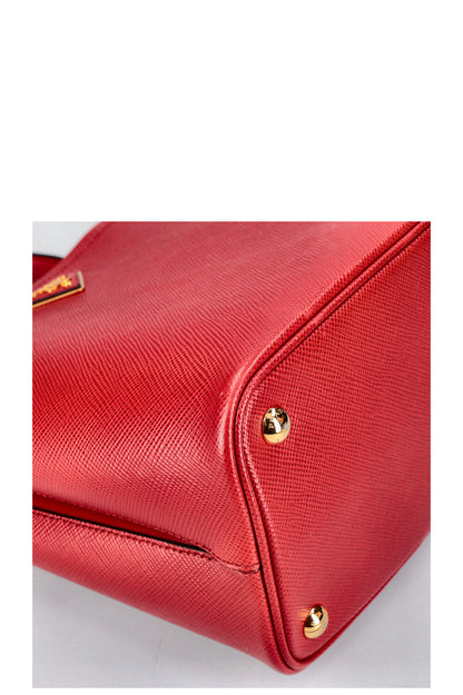 PRADA Panier Bag Saffiano Red